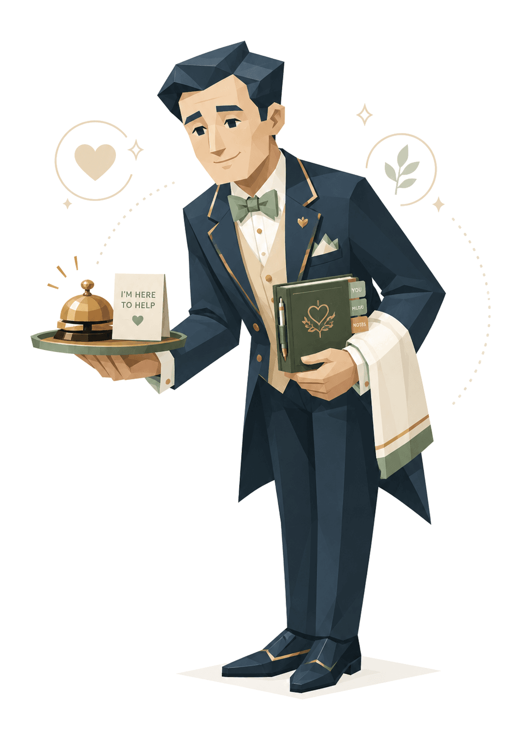 AIPI Caring Butler profile character