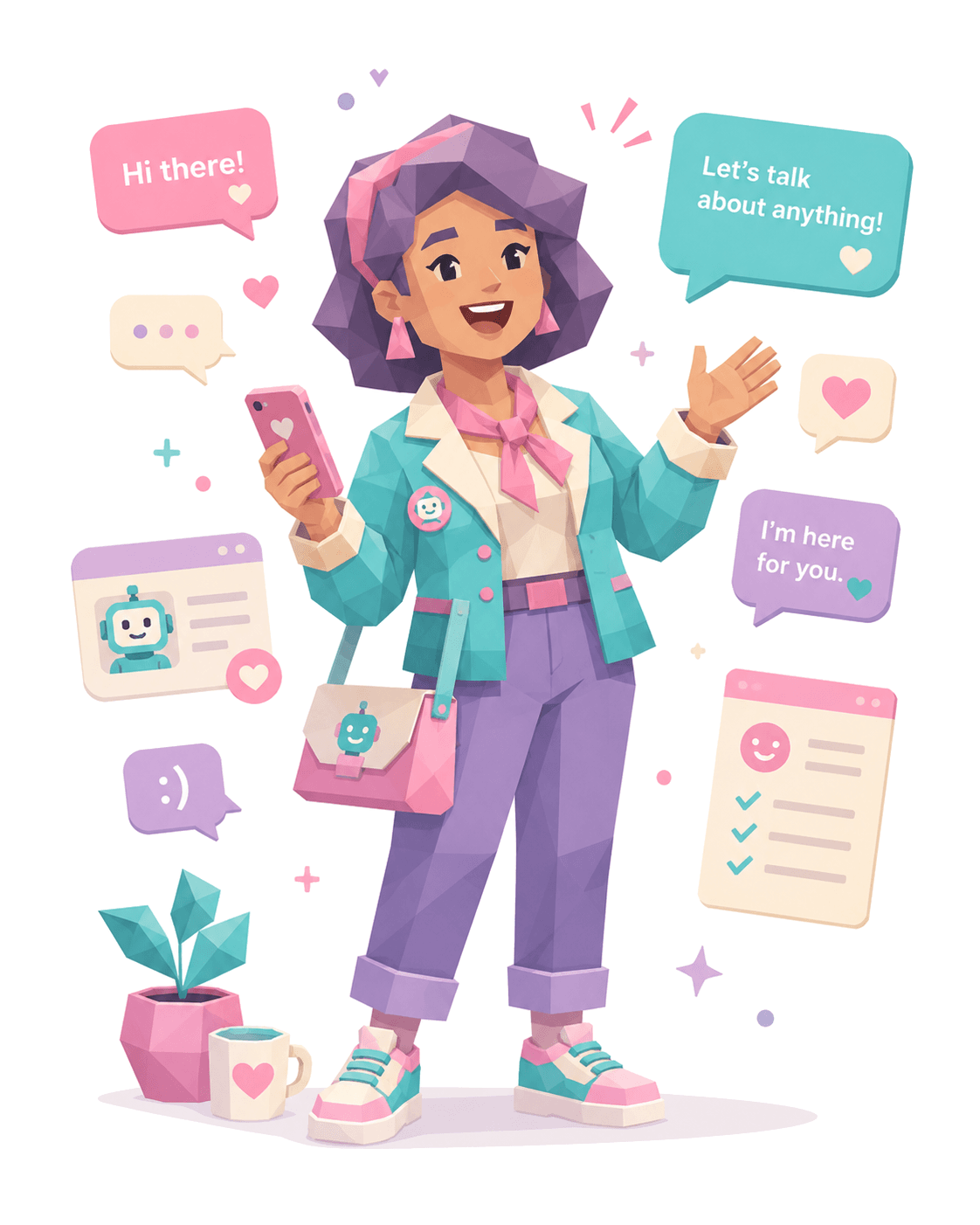 AIPI Chatty Companion profile character