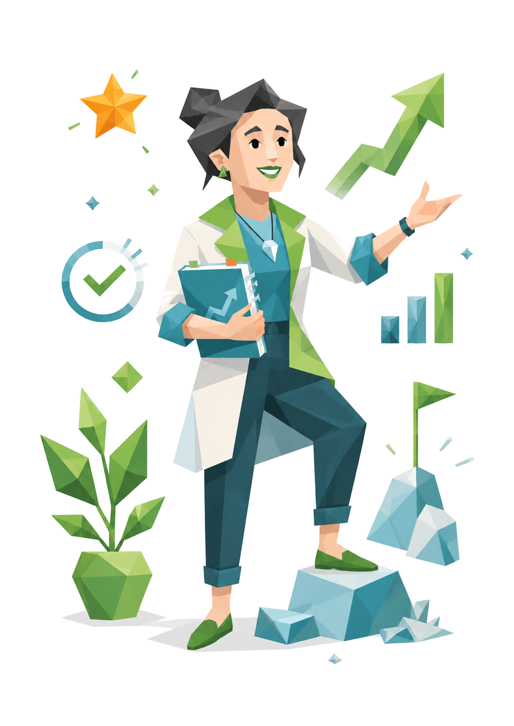 AIPI Growth Coach profile character