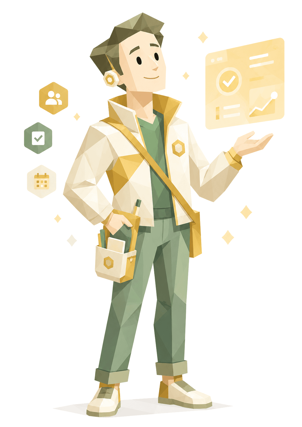 AIPI Golden Copilot profile character