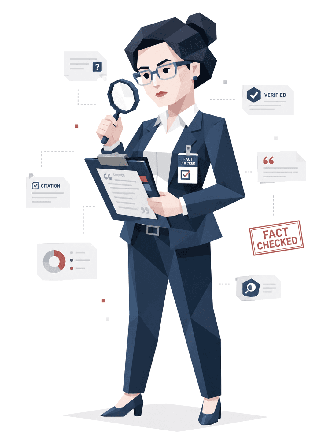 AIPI Fact Checker profile character