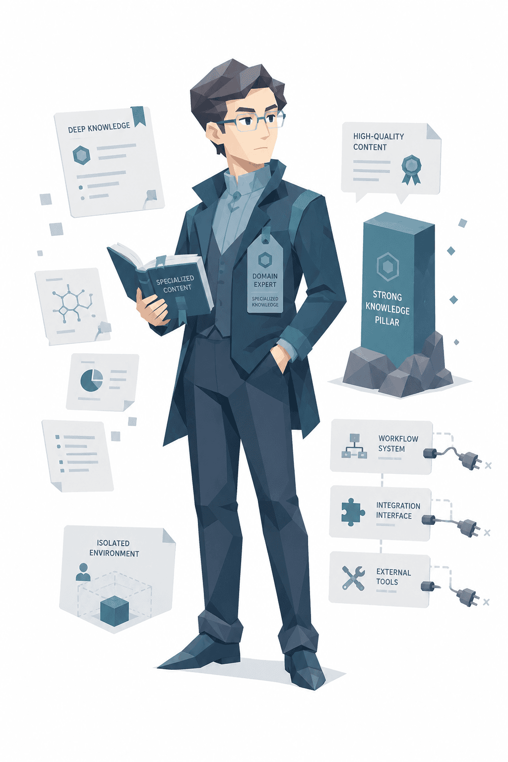 AIPI Isolated Expert profile character
