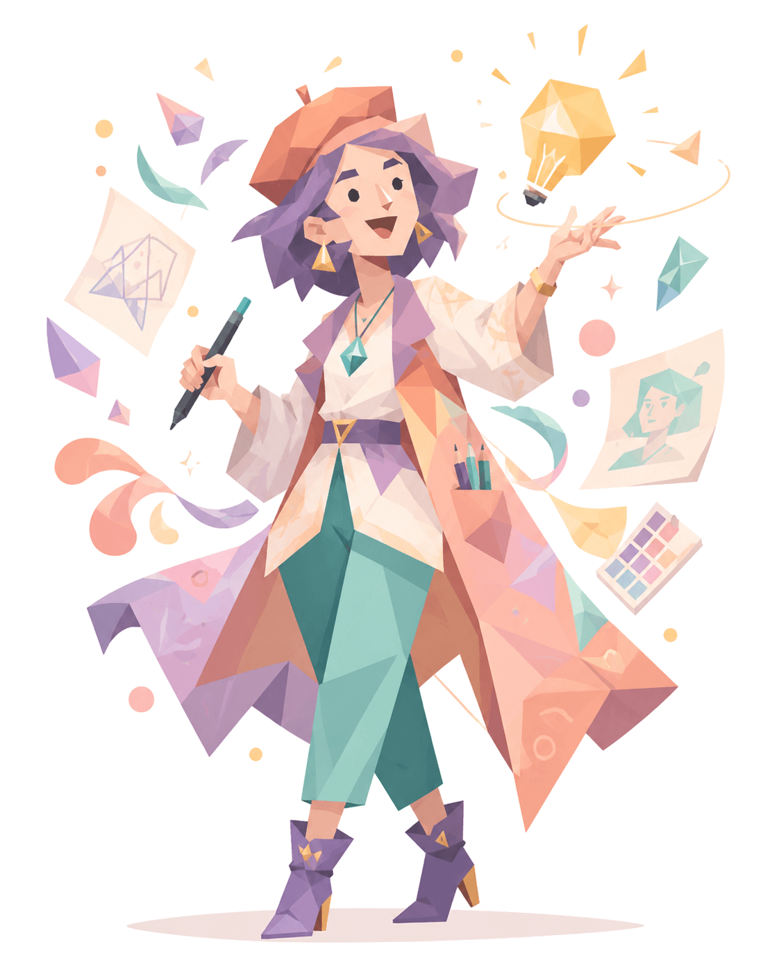 AIPI Creative Muse profile character