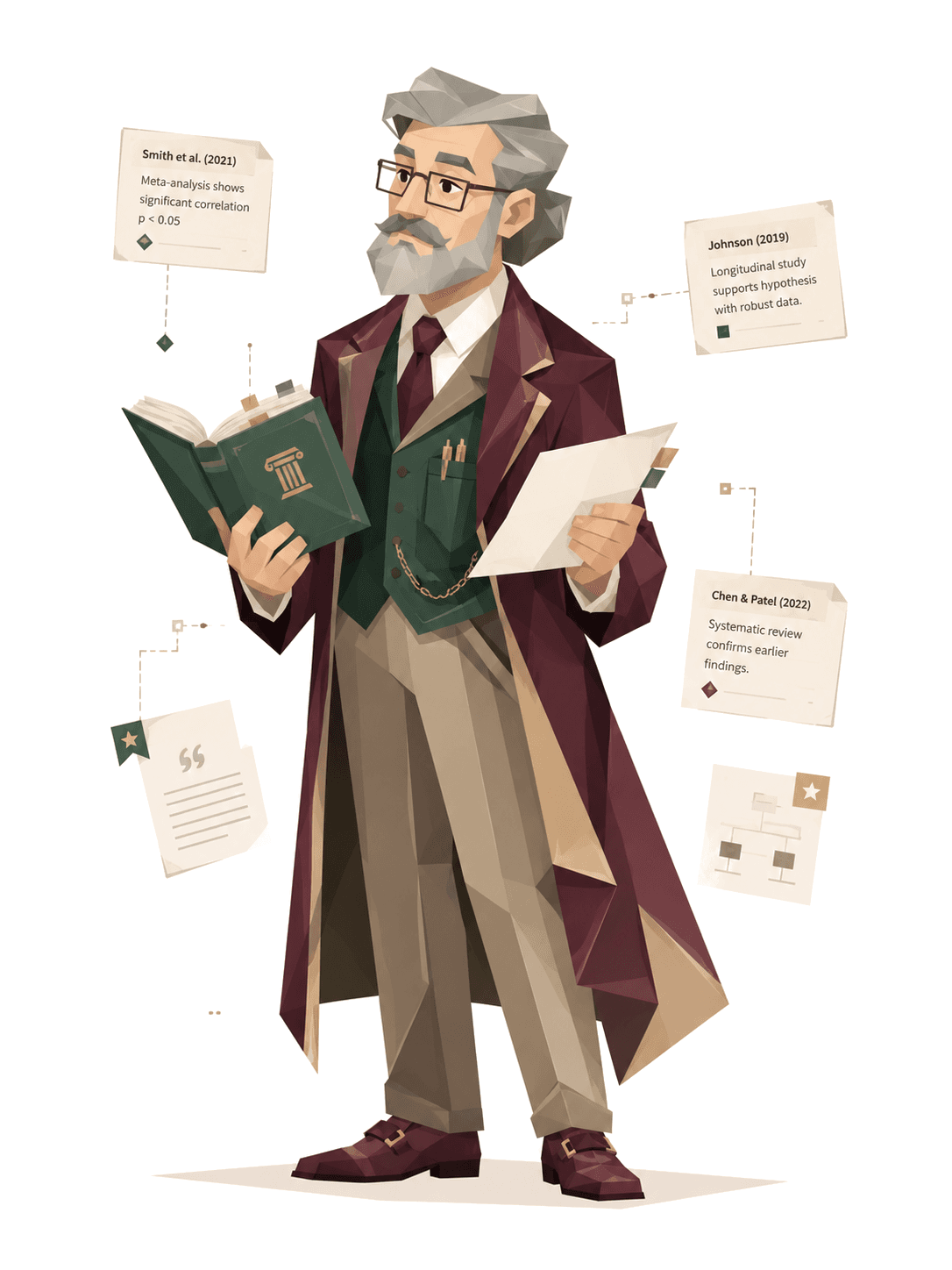 AIPI Evidence Scholar profile character