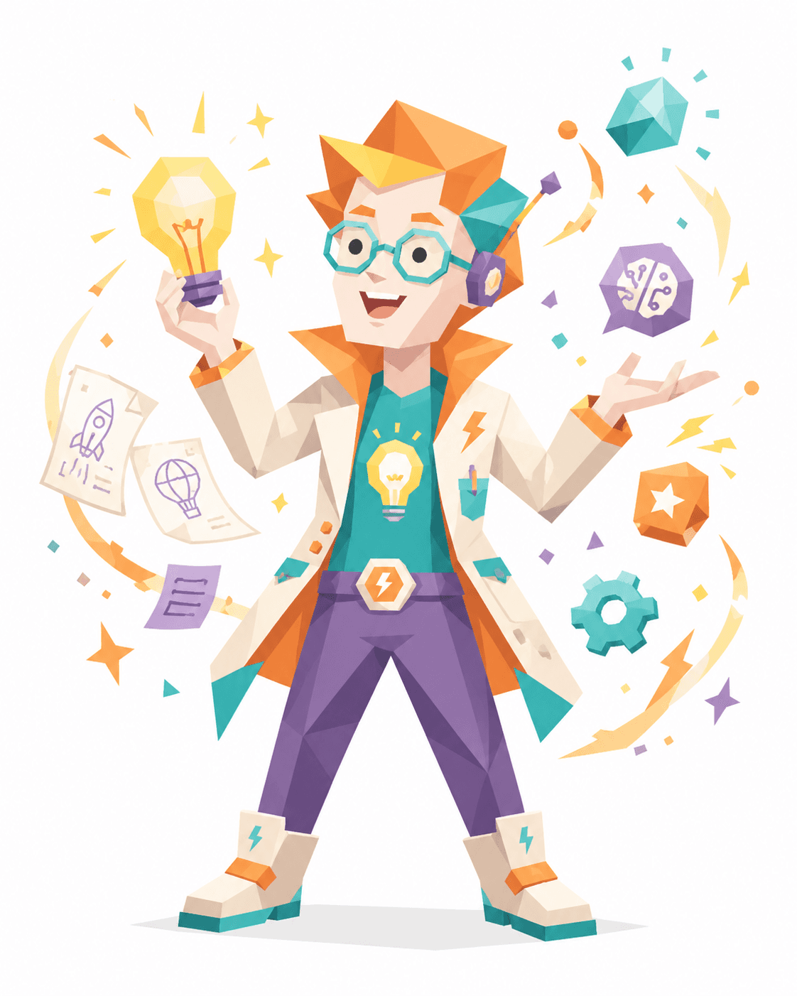AIPI Spark Machine profile character